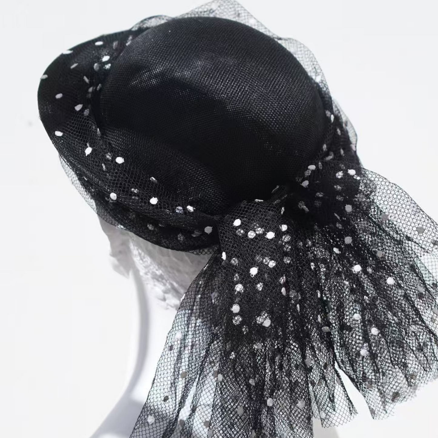 Polka Veil Hat