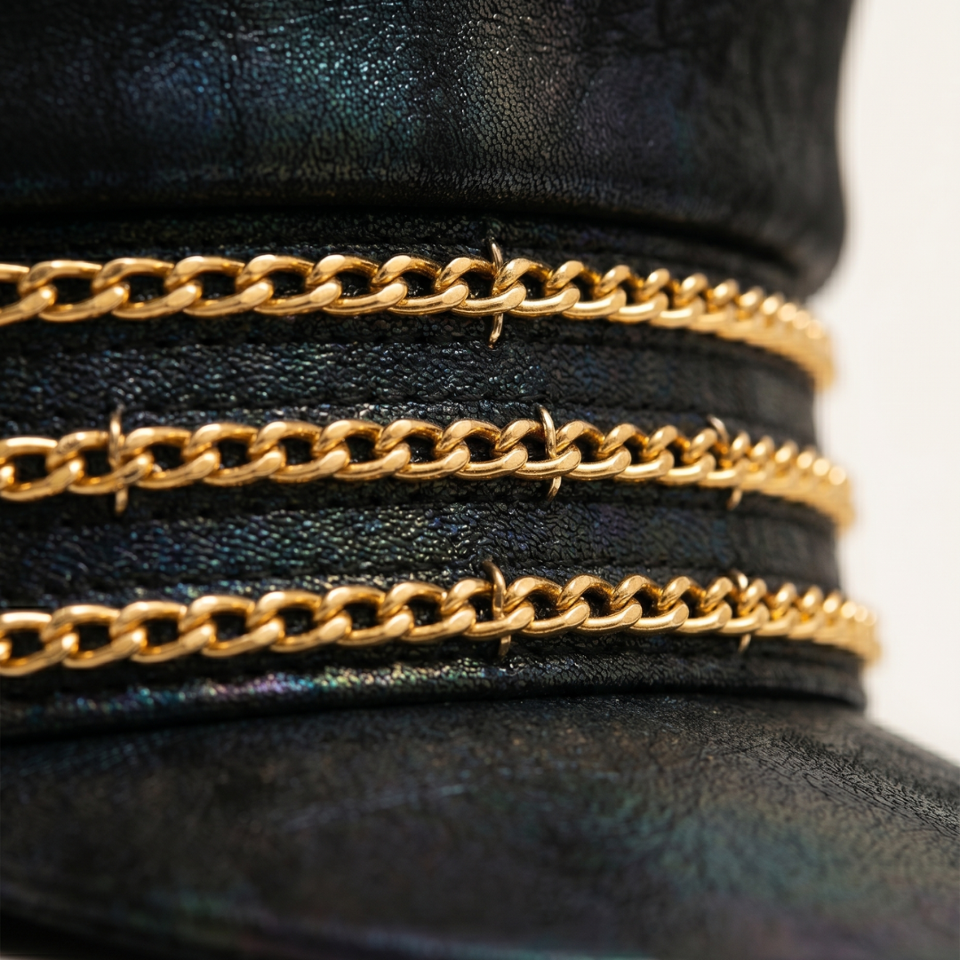 Amélie Chain Baker Boy Cap