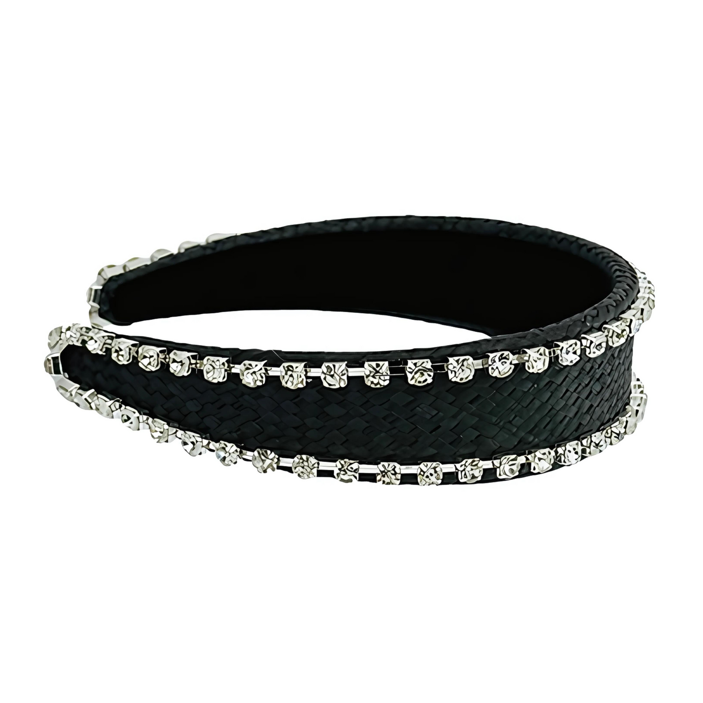 Coco Black Crystal Headband
