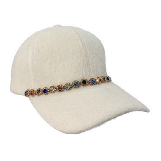 Loretta Gem Halo Baseball Cap