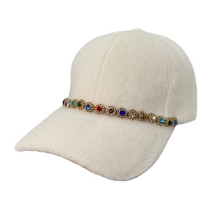 Loretta Gem Halo Baseball Cap