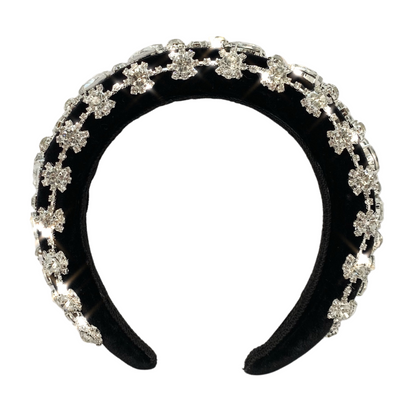 Signorina Alice Silver Crystal Headband