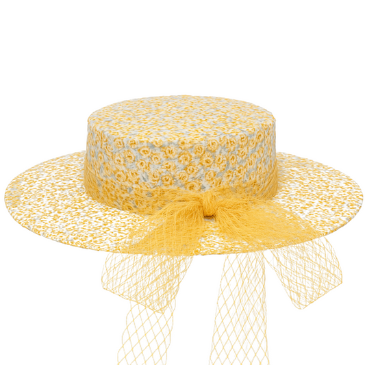 Daisy Darling Boater Hat