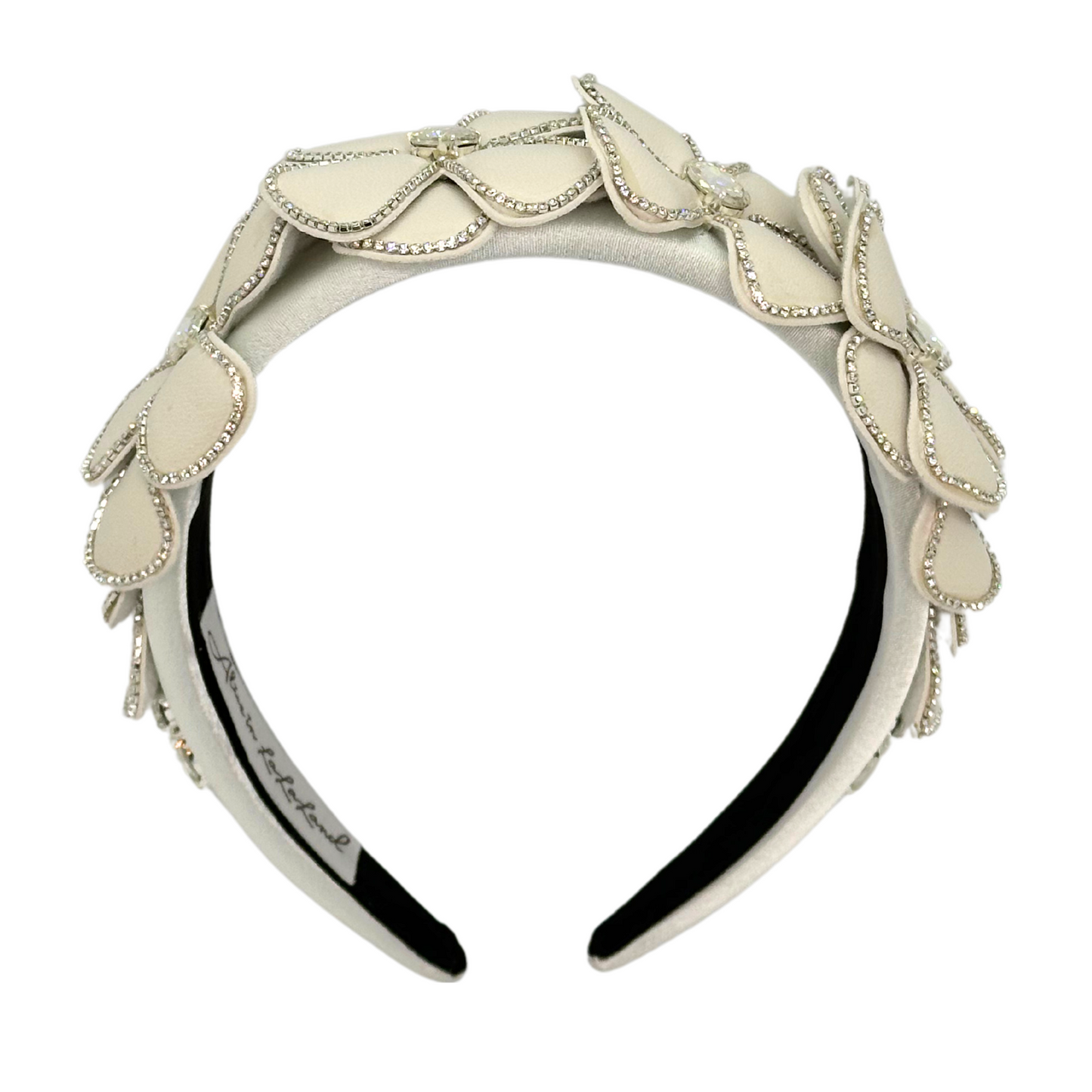 Daisy Crystal Leather Headband