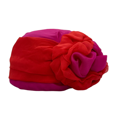 Crimson Fuchsia Holiday Turband