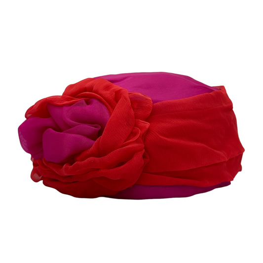 Crimson Fuchsia Holiday Turband