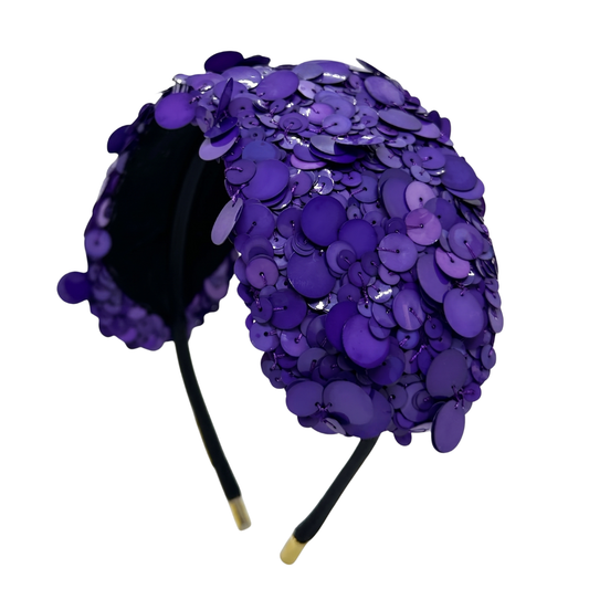 Violet Bloom Headband