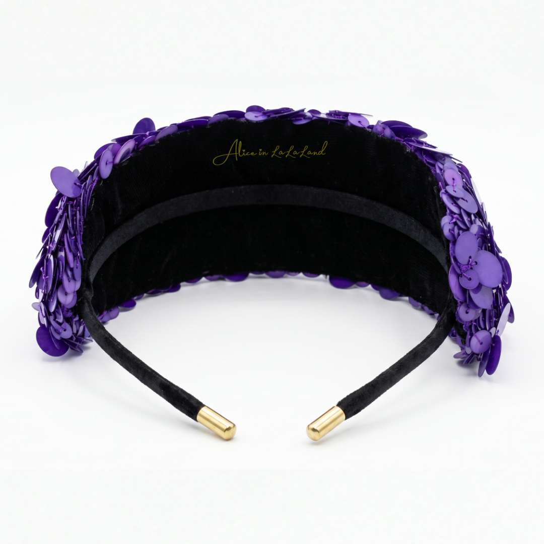 Violet Bloom Headband