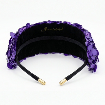 Violet Bloom Headband