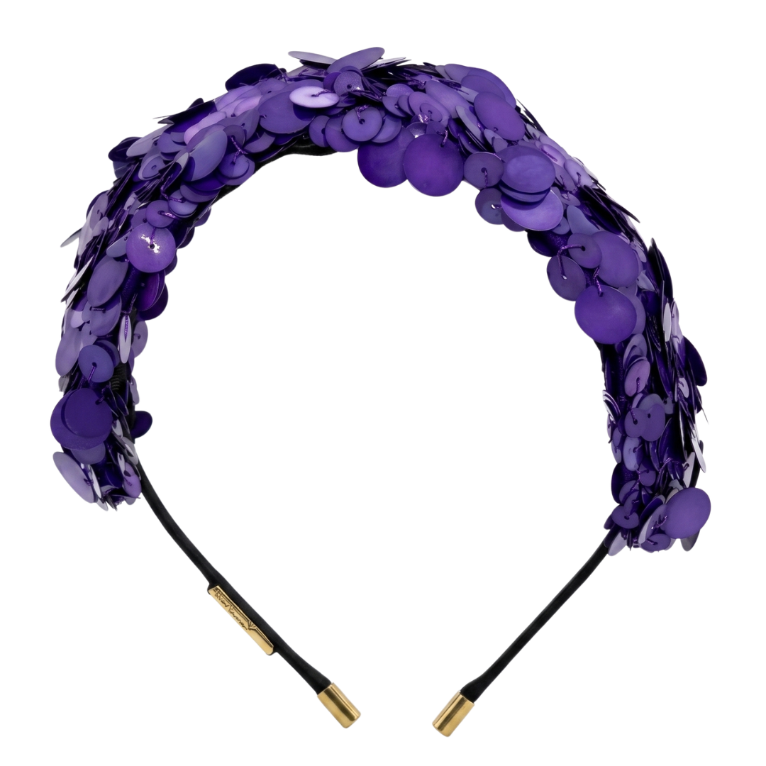 Violet Bloom Headband