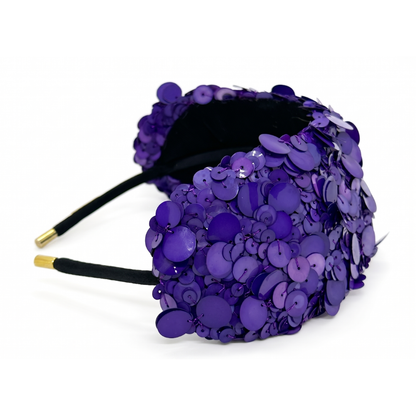 Violet Bloom Headband